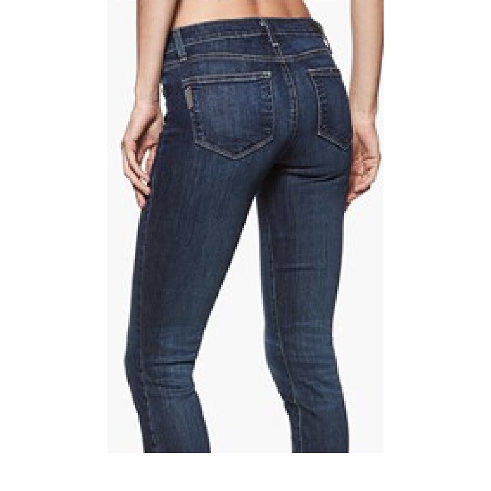 Paige Jacqueline Women's Jeans Straight Crop Distressed Unhemmed Size 26 NWT